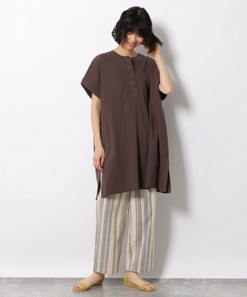 LAKOLE（ラコレ）の「ワッフルBIGヘンリーベスト / 948414（ベスト・レディース・ブラウン系その他/ブルー/ライトベージュ/オフホワイト・SMALL/MEDIUM）」の7枚目の写真