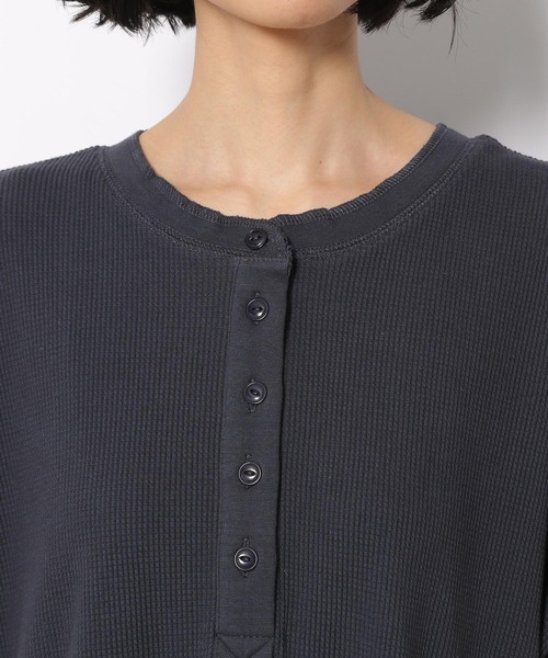 LAKOLE（ラコレ）の「ワッフルBIGヘンリーベスト / 948414（ベスト・レディース・ブラウン系その他/ブルー/ライトベージュ/オフホワイト・SMALL/MEDIUM）」の6枚目の写真