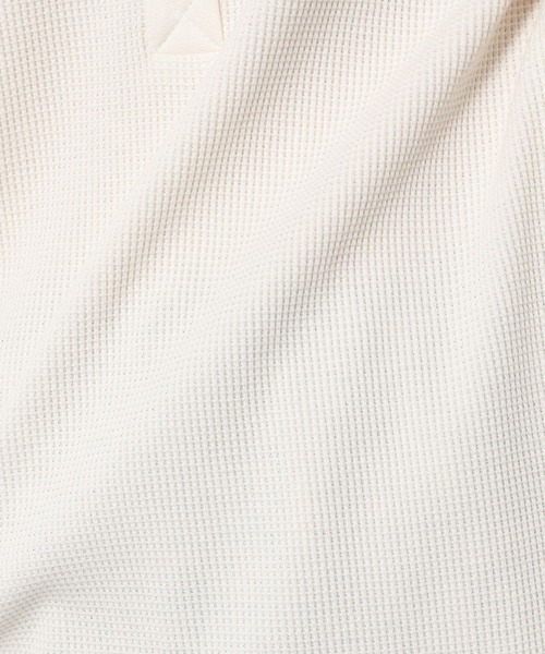 LAKOLE（ラコレ）の「ワッフルBIGヘンリーベスト / 948414（ベスト・レディース・ブラウン系その他/ブルー/ライトベージュ/オフホワイト・SMALL/MEDIUM）」の18枚目の写真