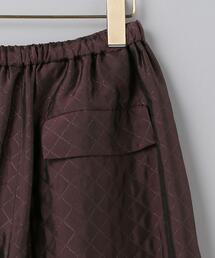 ロク6(ROKU)VELOR QUILTED PANTS/パンツ 6（ロク）の「＜6(ROKU)＞QUILTED JACQUARD PANTS/パンツ