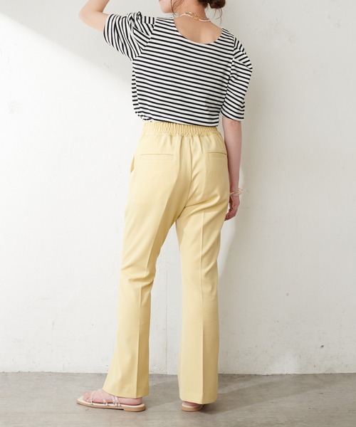 DISCOAT（ディスコート）の「パワショルボーダープルオーバー（Tシャツ/カットソー・レディース・ライトグレー/ブラック/ベビーピンク/ブルー・FREE）」の7枚目の写真