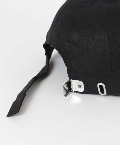 FORK&SPOON（フォークアンドスプーン）の「FORK&SPOON　リネンキャップ（キャップ・レディース・ブラック/モカ・ONE）」の6枚目の写真