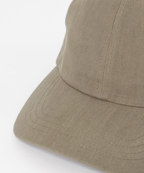 FORK&SPOON（フォークアンドスプーン）の「FORK&SPOON　リネンキャップ（キャップ・レディース・ブラック/モカ・ONE）」の8枚目の写真