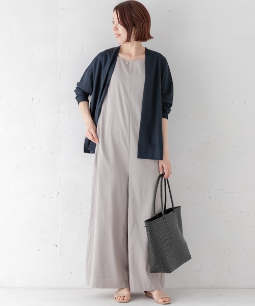 URBAN RESEARCH Sonny Label(アーバンリサーチサニーレーベル)の「〈接触冷感〉 UVカットカノコカーディガン(カーディガン/ボレロ・レディース・グレー系その他/ブルー系その他/ネイビー・FREE)」の9枚目の写真