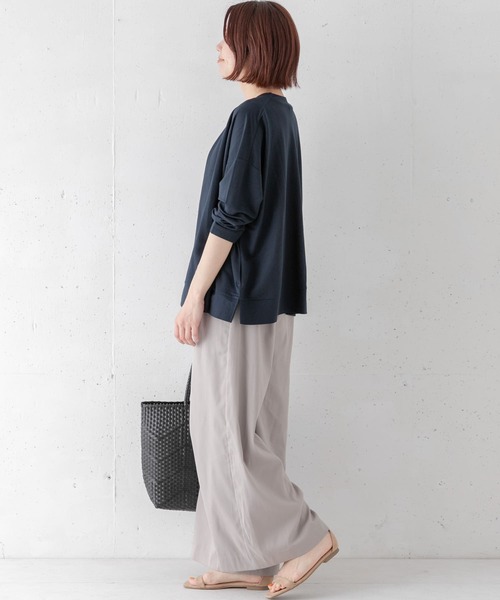 URBAN RESEARCH Sonny Label(アーバンリサーチサニーレーベル)の「〈接触冷感〉 UVカットカノコカーディガン(カーディガン/ボレロ・レディース・グレー系その他/ブルー系その他/ネイビー・FREE)」の10枚目の写真