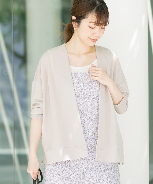 URBAN RESEARCH Sonny Label(アーバンリサーチサニーレーベル)の「〈接触冷感〉 UVカットカノコカーディガン(カーディガン/ボレロ・レディース・グレー系その他/ブルー系その他/ネイビー・FREE)」の13枚目の写真