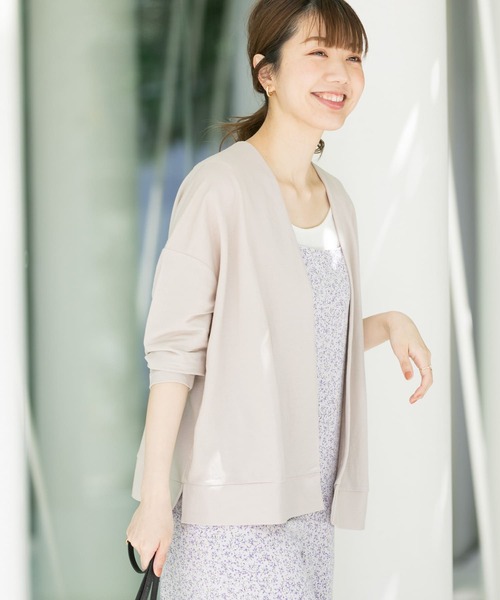 URBAN RESEARCH Sonny Label(アーバンリサーチサニーレーベル)の「〈接触冷感〉 UVカットカノコカーディガン(カーディガン/ボレロ・レディース・グレー系その他/ブルー系その他/ネイビー・FREE)」の15枚目の写真