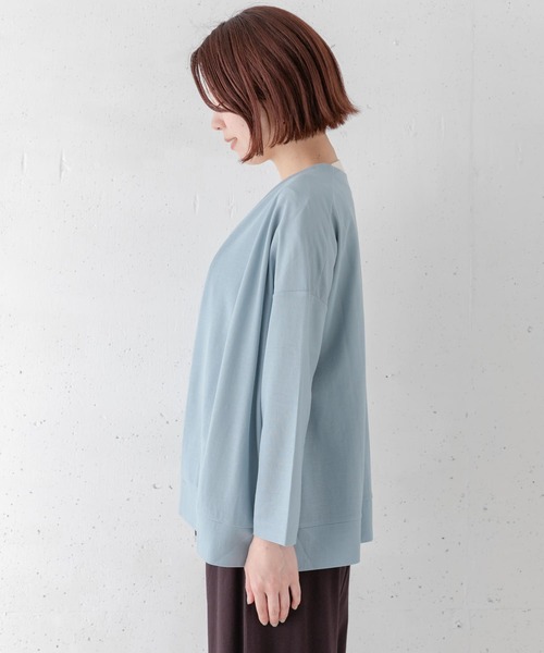 URBAN RESEARCH Sonny Label(アーバンリサーチサニーレーベル)の「〈接触冷感〉 UVカットカノコカーディガン(カーディガン/ボレロ・レディース・グレー系その他/ブルー系その他/ネイビー・FREE)」の19枚目の写真