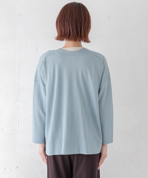 URBAN RESEARCH Sonny Label(アーバンリサーチサニーレーベル)の「〈接触冷感〉 UVカットカノコカーディガン(カーディガン/ボレロ・レディース・グレー系その他/ブルー系その他/ネイビー・FREE)」の20枚目の写真