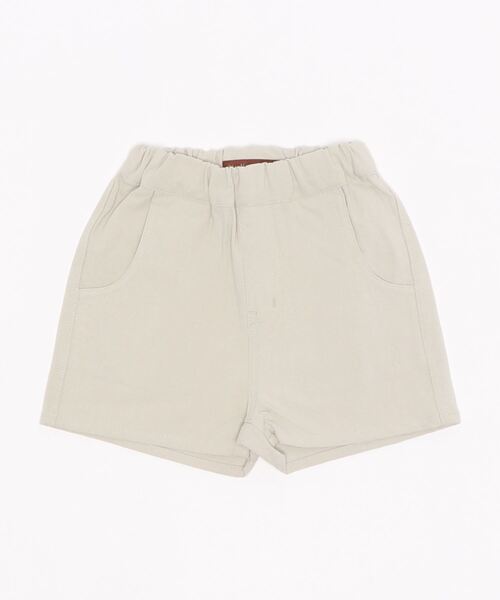 studio mini（スタディオ ミニ）の「綿ワッシャークロス３分丈パンツ（その他パンツ・キッズ・グリーン/パープル/ベージュ・90/120/110/130/80/95/100）」の2枚目の写真