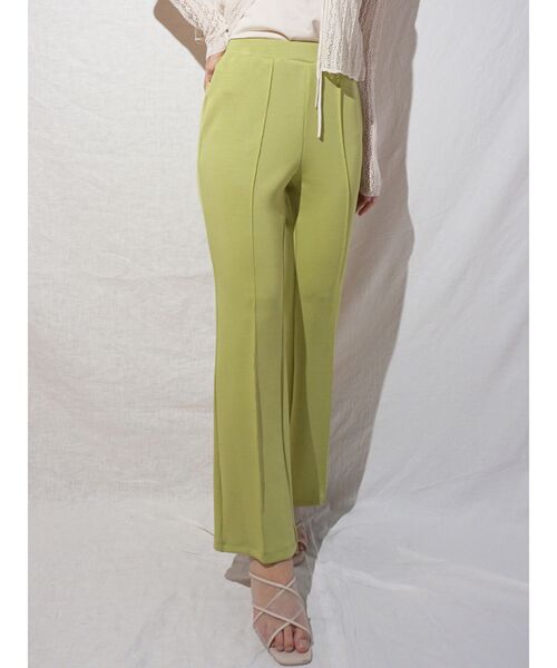 MERCURYDUO（マーキュリーデュオ）の「カットフレアイージーパンツ（その他パンツ・レディース・ラベンダー/ベージュ/グリーン・MEDIUM/SMALL）」の2枚目の写真