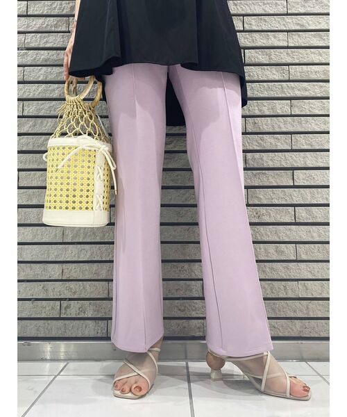 MERCURYDUO（マーキュリーデュオ）の「カットフレアイージーパンツ（その他パンツ・レディース・ラベンダー/ベージュ/グリーン・MEDIUM/SMALL）」の9枚目の写真