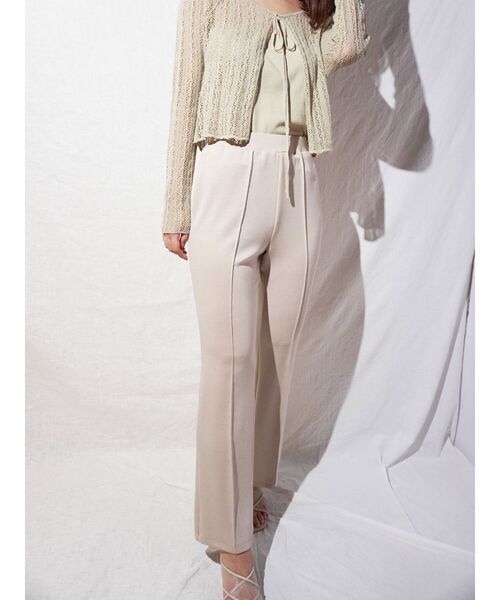 MERCURYDUO（マーキュリーデュオ）の「カットフレアイージーパンツ（その他パンツ・レディース・ラベンダー/ベージュ/グリーン・MEDIUM/SMALL）」の15枚目の写真