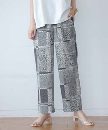 Poエスニックプリントイージーパンツ　954030