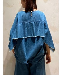 BEARDSLEY | ウシロヒラリデニムプルオーバー(シャツ/ブラウス)