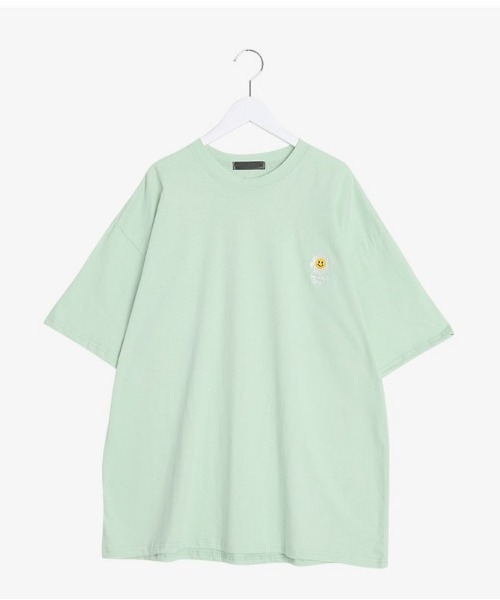 SONA(ソナ)の「SONYUNARA デイジー刺繍ポイント半袖Tシャツ(Tシャツ/カットソー・レディース・ブラック/ブルー/ミント/クリーム・FREE)」の12枚目の写真