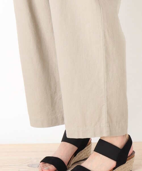 SHOO・LA・RUE（シューラルー）の「◆麻混合イージーワイドパンツ（その他パンツ・レディース・ブラック/ブルー/ライトベージュ・00）」の6枚目の写真