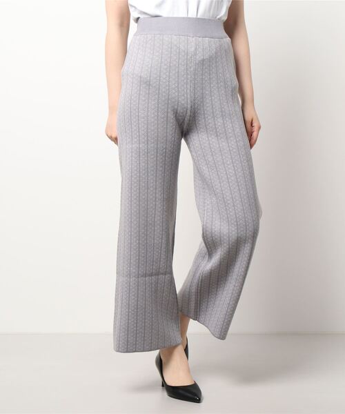 ＪＵＧＬＡＮＳ（ユグランス）の「☆ JQ編みニットパンツ（その他パンツ・レディース・ラベンダー/ブラック/ブラウン・FREE）」の4枚目の写真