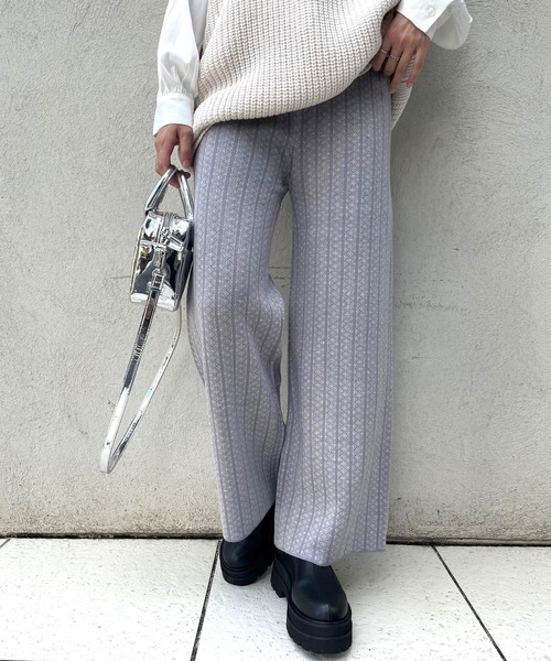 ＪＵＧＬＡＮＳ（ユグランス）の「☆ JQ編みニットパンツ（その他パンツ・レディース・ラベンダー/ブラック/ブラウン・FREE）」の20枚目の写真