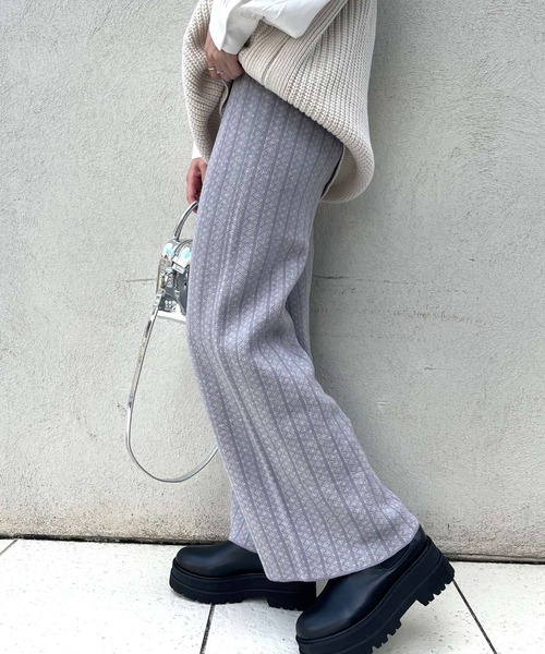 ＪＵＧＬＡＮＳ（ユグランス）の「☆ JQ編みニットパンツ（その他パンツ・レディース・ラベンダー/ブラック/ブラウン・FREE）」の19枚目の写真