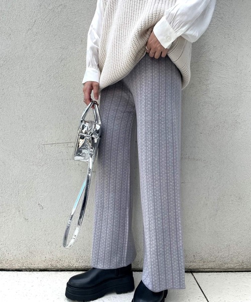 ＪＵＧＬＡＮＳ（ユグランス）の「☆ JQ編みニットパンツ（その他パンツ・レディース・ラベンダー/ブラック/ブラウン・FREE）」の17枚目の写真