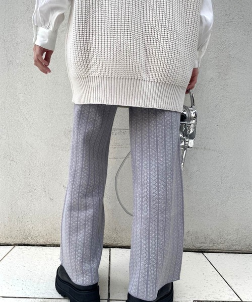 ＪＵＧＬＡＮＳ（ユグランス）の「☆ JQ編みニットパンツ（その他パンツ・レディース・ラベンダー/ブラック/ブラウン・FREE）」の16枚目の写真