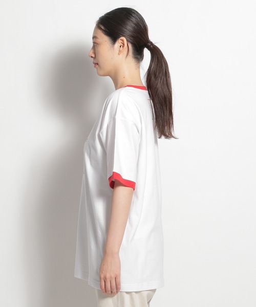 niko and...(ニコアンド)の「【Prime Pizza(プライムピザ)】コラボTシャツ(Tシャツ/カットソー・レディース・レッド・FREE)」の6枚目の写真