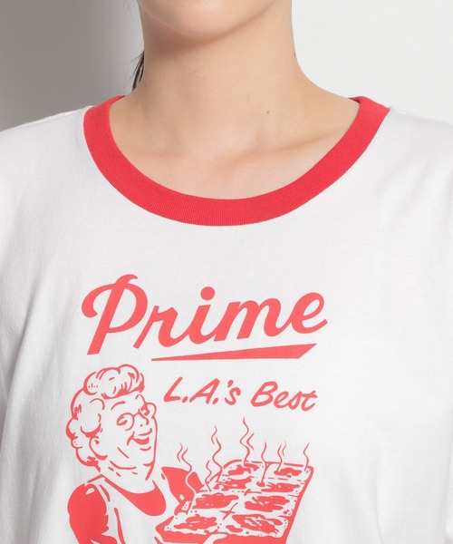 niko and...(ニコアンド)の「【Prime Pizza(プライムピザ)】コラボTシャツ(Tシャツ/カットソー・レディース・レッド・FREE)」の15枚目の写真