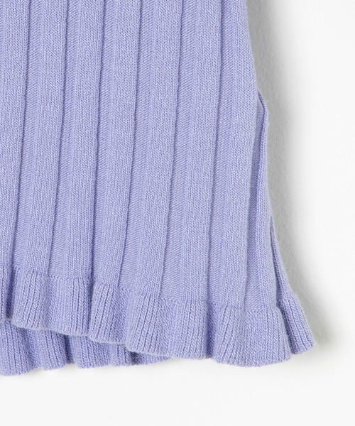 WEGO（ウィゴー）の「WEGO/フリルニットコンパクトカーディガン（カーディガン/ボレロ・レディース・ブラック/ライトパープル/オレンジ・FREE）」の11枚目の写真