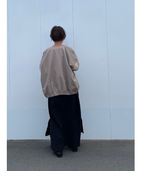 mi☻ プロフィール必読！美BEARDSLEY ビアズリー袖ニットブルゾン BEARDSLEY（ビアズリー）の「季節の変わり目にも便利 ZIPニット