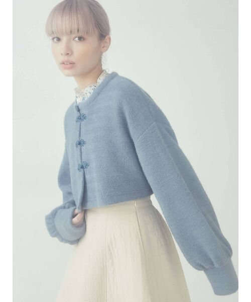 merry jenny(メリージェニー)の「fluffyチャイナニットソーカーディガン(カーディガン/ボレロ・レディース・ピンク/ブルー・FREE)」の18枚目の写真