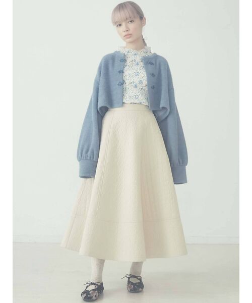 merry jenny(メリージェニー)の「fluffyチャイナニットソーカーディガン(カーディガン/ボレロ・レディース・ピンク/ブルー・FREE)」の13枚目の写真