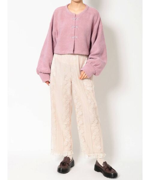 merry jenny(メリージェニー)の「fluffyチャイナニットソーカーディガン(カーディガン/ボレロ・レディース・ピンク/ブルー・FREE)」の20枚目の写真