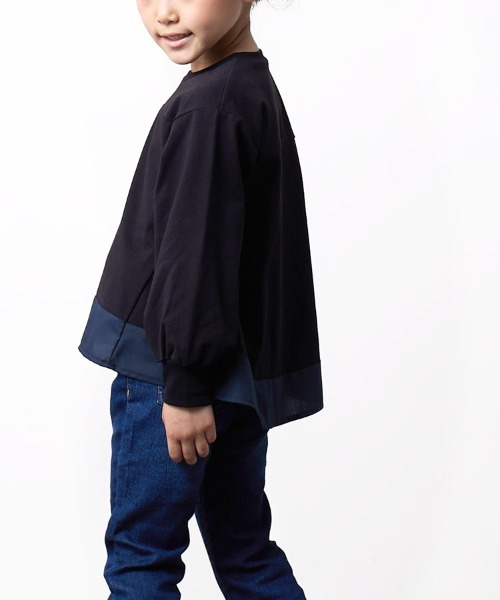 SUNDAYS SUN(サンデイズ サン)の「長袖Tシャツ(Tシャツ/カットソー・キッズ・アッシュ/ブラック/オフホワイト/ピンク・100/140/90/120/110/80/130)」の11枚目の写真