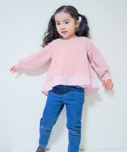 SUNDAYS SUN(サンデイズ サン)の「長袖Tシャツ(Tシャツ/カットソー・キッズ・アッシュ/ブラック/オフホワイト/ピンク・100/140/90/120/110/80/130)」の18枚目の写真