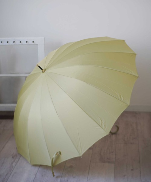 ammy.(エイミードット)の「【 ammy. / エイミードット 】 モノトーン & ニュアンスカラー 16本骨 グラスファイバー ビッグ 長傘(長傘・レディース・ブラック/ベージュ/グレー/オリーブ/ピンクベージュ/ホワイト/ブラウン/カーキ/ネイビー・FREE)」の18枚目の写真