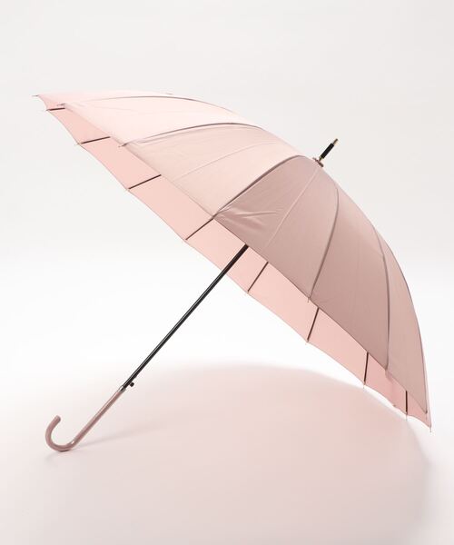 ammy.(エイミードット)の「【 ammy. / エイミードット 】 モノトーン & ニュアンスカラー 16本骨 グラスファイバー ビッグ 長傘(長傘・レディース・ブラック/ベージュ/グレー/オリーブ/ピンクベージュ/ホワイト/ブラウン/カーキ/ネイビー・FREE)」の15枚目の写真