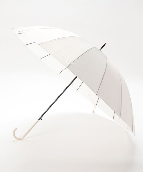 ammy.(エイミードット)の「【 ammy. / エイミードット 】 モノトーン & ニュアンスカラー 16本骨 グラスファイバー ビッグ 長傘(長傘・レディース・ブラック/ベージュ/グレー/オリーブ/ピンクベージュ/ホワイト/ブラウン/カーキ/ネイビー・FREE)」の17枚目の写真