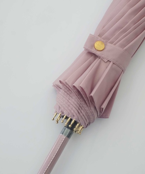 ammy.(エイミードット)の「【 ammy. / エイミードット 】 モノトーン & ニュアンスカラー 16本骨 グラスファイバー ビッグ 長傘(長傘・レディース・ブラック/ベージュ/グレー/オリーブ/ピンクベージュ/ホワイト/ブラウン/カーキ/ネイビー・FREE)」の12枚目の写真