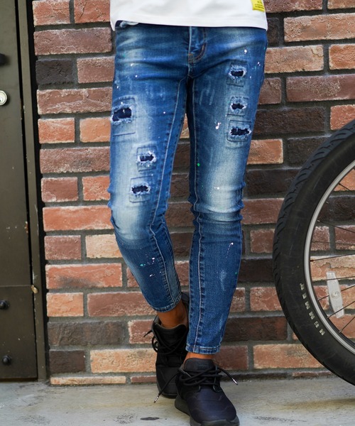 adamsJUGGLER（アダムスジャグラー）の「P.D.Rデニムロングパンツ（デニムパンツ・メンズ・インディゴブルー・S/M/L/XL/XXL）」の5枚目の写真