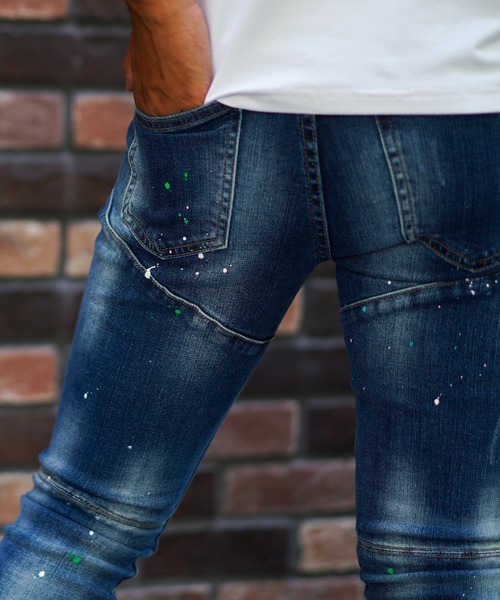 adamsJUGGLER（アダムスジャグラー）の「P.D.Rデニムロングパンツ（デニムパンツ・メンズ・インディゴブルー・S/M/L/XL/XXL）」の10枚目の写真