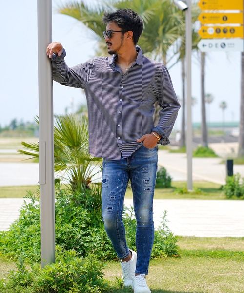 adamsJUGGLER（アダムスジャグラー）の「P.D.Rデニムロングパンツ（デニムパンツ・メンズ・インディゴブルー・S/M/L/XL/XXL）」の21枚目の写真