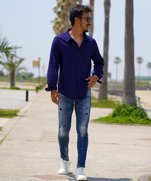 adamsJUGGLER（アダムスジャグラー）の「P.D.Rデニムロングパンツ（デニムパンツ・メンズ・インディゴブルー・S/M/L/XL/XXL）」の22枚目の写真