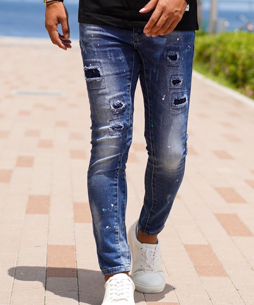 adamsJUGGLER（アダムスジャグラー）の「P.D.Rデニムロングパンツ（デニムパンツ・メンズ・インディゴブルー・S/M/L/XL/XXL）」の19枚目の写真