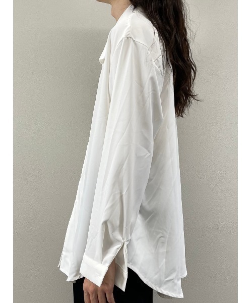 ASTRAL（アストラル）の「【Astral】open collar long sleeve shirt（シャツ/ブラウス・メンズ・ホワイト/ブラック・ONE SIZE）」の12枚目の写真