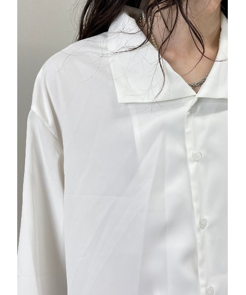 ASTRAL（アストラル）の「【Astral】open collar long sleeve shirt（シャツ/ブラウス・メンズ・ホワイト/ブラック・ONE SIZE）」の10枚目の写真