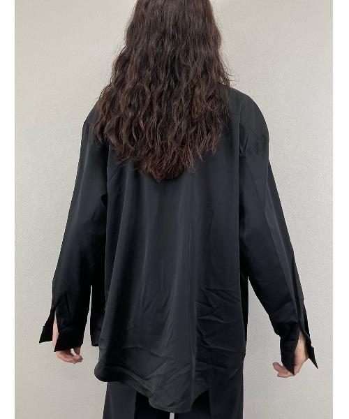 ASTRAL（アストラル）の「【Astral】open collar long sleeve shirt（シャツ/ブラウス・メンズ・ホワイト/ブラック・ONE SIZE）」の7枚目の写真