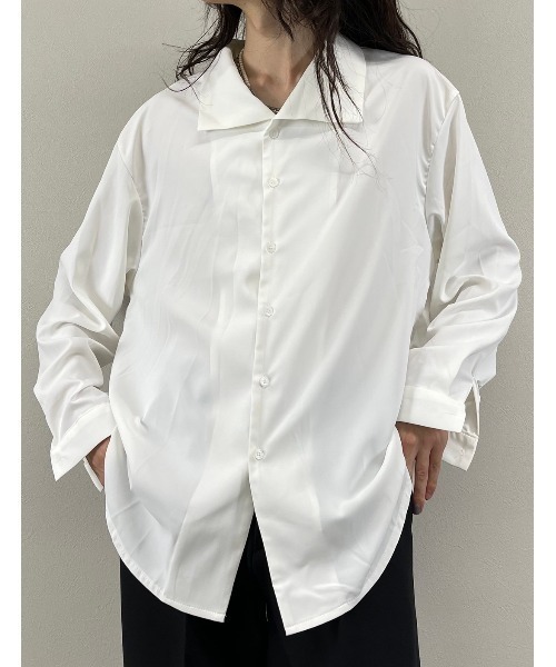 ASTRAL（アストラル）の「【Astral】open collar long sleeve shirt（シャツ/ブラウス・メンズ・ホワイト/ブラック・ONE SIZE）」の13枚目の写真