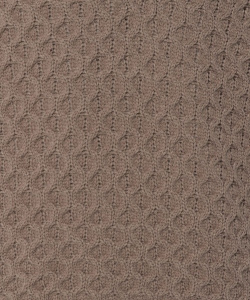 LAKOLE（ラコレ）の「7GワッフルBIGベスト / 217620（ベスト・レディース・オフホワイト/カーキ/ブラウン系その他・SMALL/MEDIUM）」の6枚目の写真