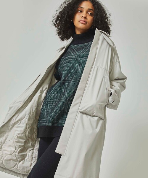 CITY TOKYO（シティトウキョウ）の「ナイロンジップ中綿ステンカラー